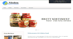 Desktop Screenshot of abdosfood.se